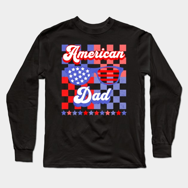 American Dad 4th of July Shirt Long Sleeve T-Shirt by IncpetionWear